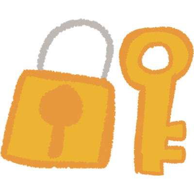  a golden lock with a silver handle next to a golden key.